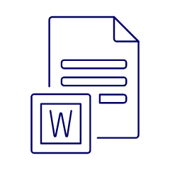 Word File 2 Illustration from UX Line Set