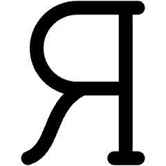 Cyrillic Alphabet Icon from Ultimate Bold Set