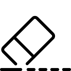 Eraser Icon from Ultimate Light Set