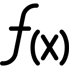Function X Math Icon from Ultimate Regular Set