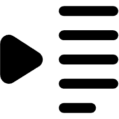 Increase Indent Icon from Ultimate Bold Set