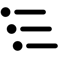 List Bullet Indent Icon from Ultimate Bold Set