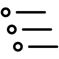 List Bullet Indent Icon from Ultimate Light Set