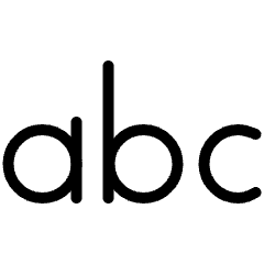 Lower Case Text Format Alphabet Icon from Ultimate Light Set