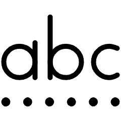 Lower Case Text Format Dottted Underline Icon from Ultimate Light Set