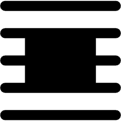 No Text Warp Icon from Ultimate Bold Set