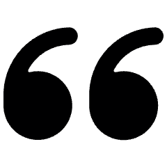 Open Quote Icon from Ultimate Bold Set