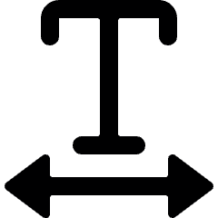 Scale Horizontal Icon from Ultimate Bold Set