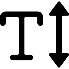 Scale Vertical Icon from Ultimate Bold Set