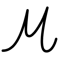 Script Text Character Icon from Ultimate Light Set