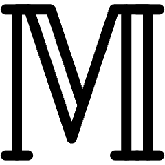 Serif Text Character Icon from Ultimate Regular Set