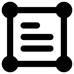 Text Box 2 Icon from Ultimate Bold Set