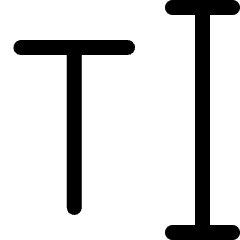 Text Cursor Icon from Ultimate Regular Set