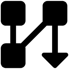 Text Flow Columns Icon from Ultimate Bold Set