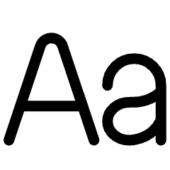 Text Format 1 Icon from Ultimate Regular Set