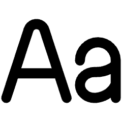 Text Format 1 Icon from Ultimate Bold Set