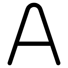 Text Format Capital Icon from Ultimate Regular Set