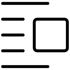 Text Image Right 2 Icon from Ultimate Light Set