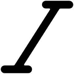 Text Italic Icon from Ultimate Bold Set