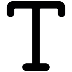 Text Style Icon from Ultimate Bold Set