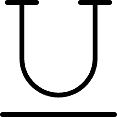 Text Underline Icon from Ultimate Light Set