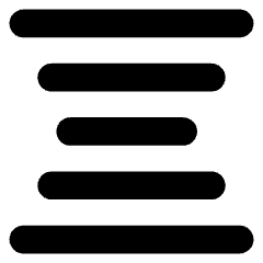 Align Center Icon from Core Solid Set