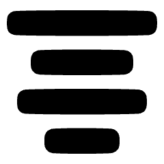 Align Center Icon from Plump Solid Set