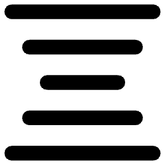 Align Center Icon from Core Remix Set