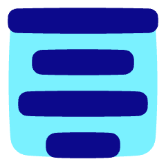 Align Center Icon from Plump Pop Set