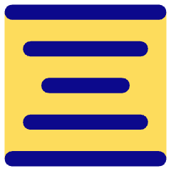 Align Center Icon from Core Pop Set