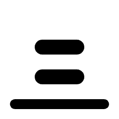 Align End Fill Icon from Rounded Fill - Streamline Material Set