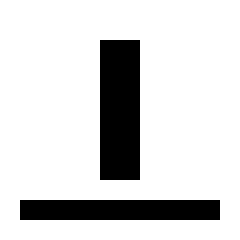 Align Flex End Icon from Sharp Line - Material Pro Set