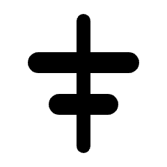 Align Horizontal Center Icon from Rounded Line - Streamline Material Set