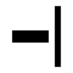 Align Horizontal Right Alt Icon from Sharp Line - Streamline Material Set