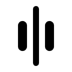 Align Justify Center Icon from Rounded Line - Streamline Material Set