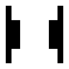 Align Justify Space Between Icon from Sharp Line - Material Pro Set