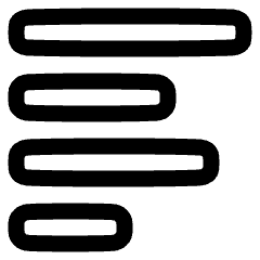 Align Left 1 Icon from Plump Line Set