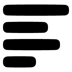 Align Left 1 Icon from Plump Solid Set