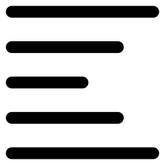 Align Left 1 Icon from Core Line Set