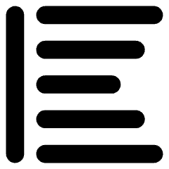 Align Left 2 Icon from Core Solid Set