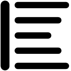 Align Left 2 Icon from Core Remix Set