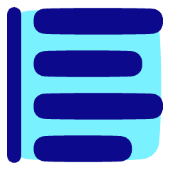 Align Left 2 Icon from Plump Pop Set