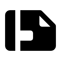 Align Margin Horizontal Fill Icon from Rounded Fill - Streamline Material Set