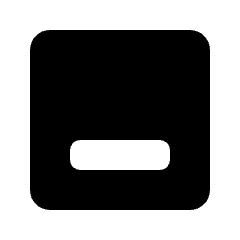 Align Object Bottom Fill Icon from Rounded Fill - Streamline Material Set