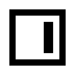 Align Object Right Icon from Sharp Line - Streamline Material Set