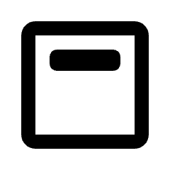 Align Object Top Icon from Rounded Line - Material Pro Set