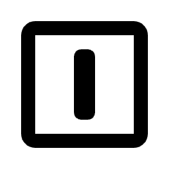 Align Object Vertical Icon from Rounded Line - Material Pro Set