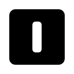 Align Object Vertical Fill Icon from Rounded Fill - Streamline Material Set