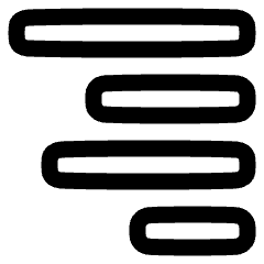 Align Right 1 Icon from Plump Line Set