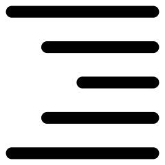 Align Right 1 Icon from Core Line Set
